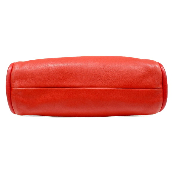 CHANEL Chain Shoulder Bag Side Coco Mark Salmon Pink Calfskin - Picture 5 of 8